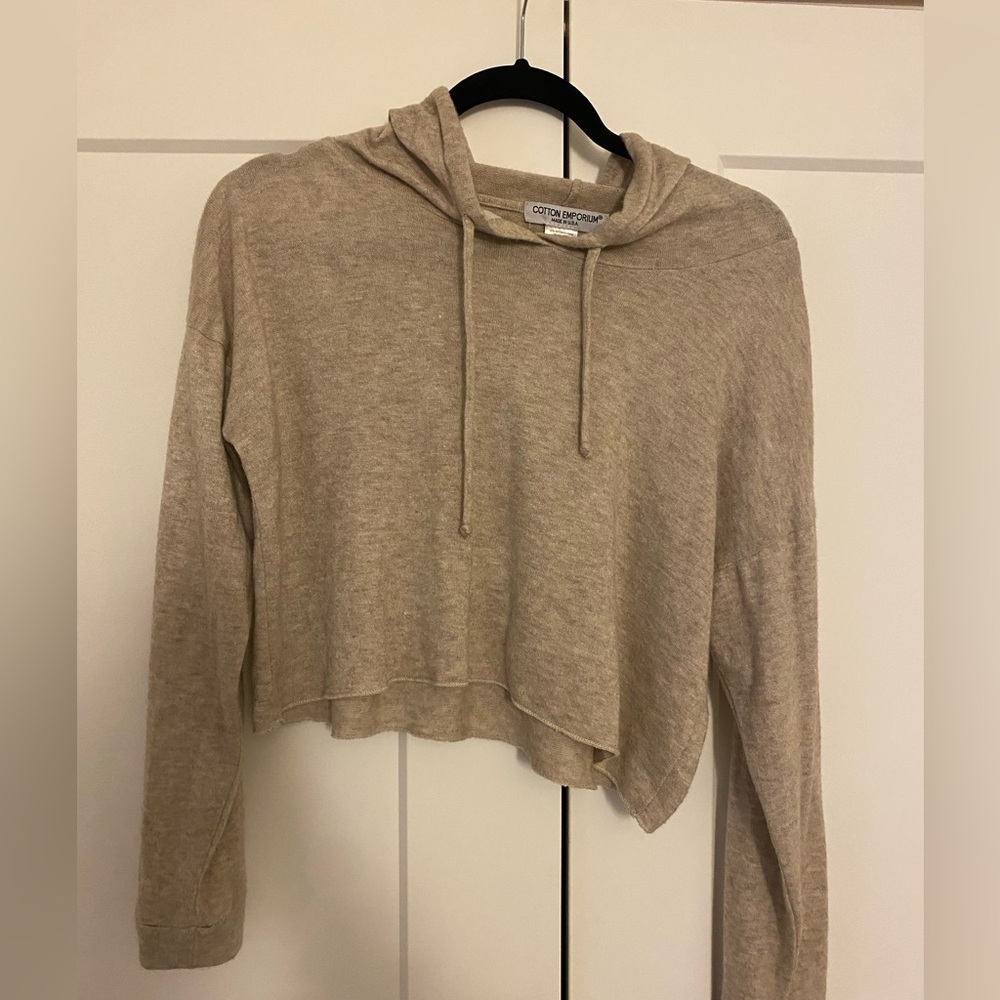 Cropped hoodie